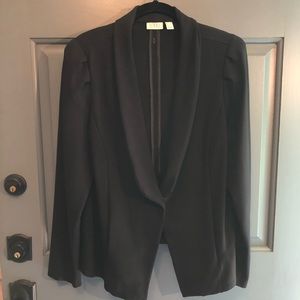 LOGO by Lori Goldstein black blazer